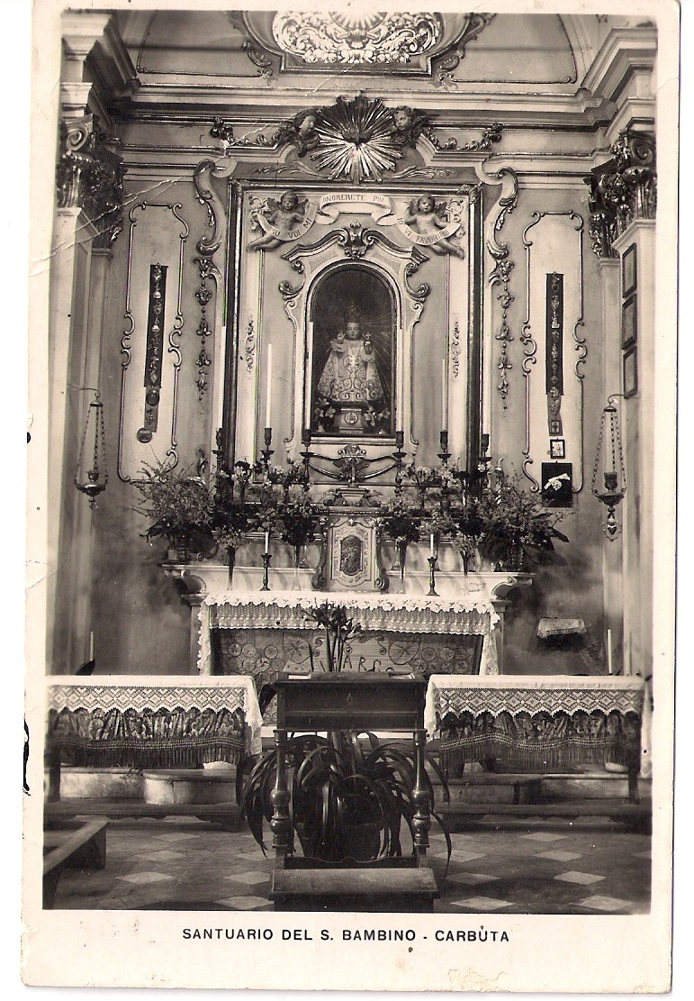 Carbuta - Santo Bambino di Praga: altare