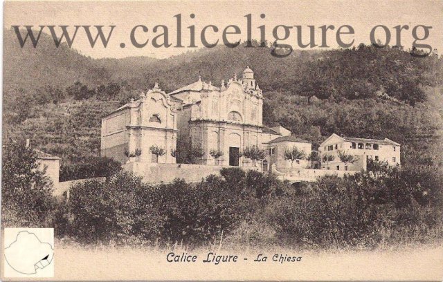 cartolina panoramica di Calice 1907