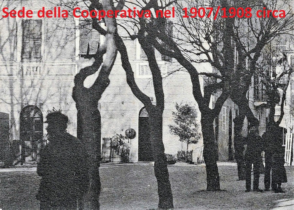 Sede della Cooperativa sita nel Palazzo Bolla nel 1907/1908 